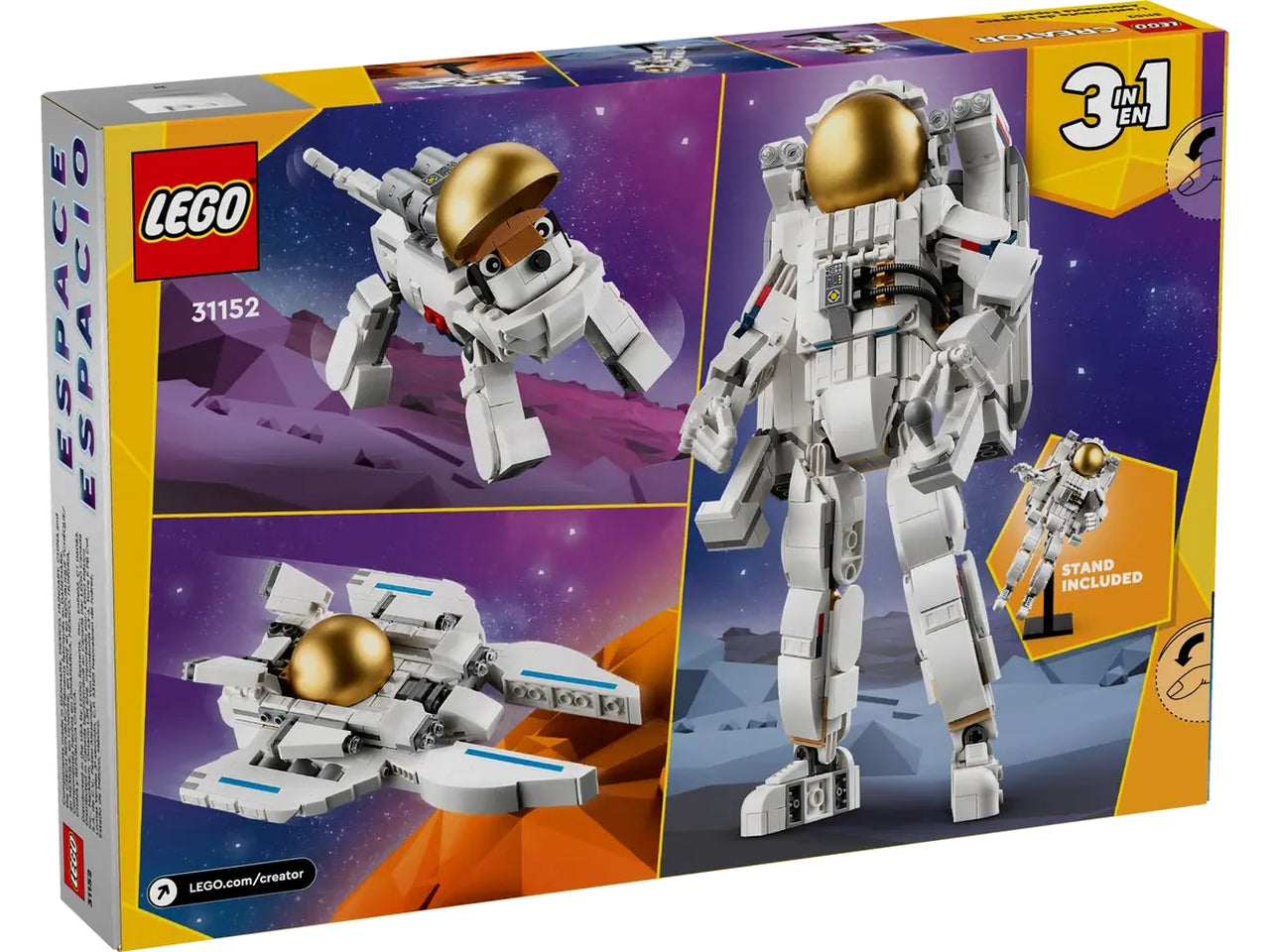 Lego creator astronauta