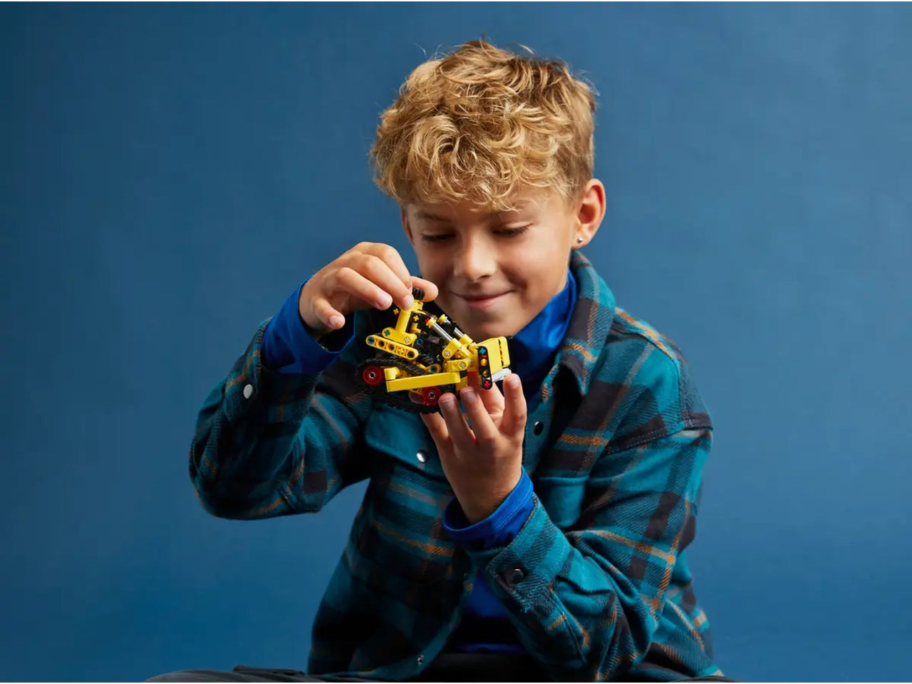 Lego technic bulldozer da cantiere