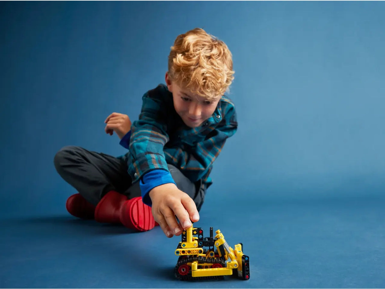 Lego technic bulldozer da cantiere