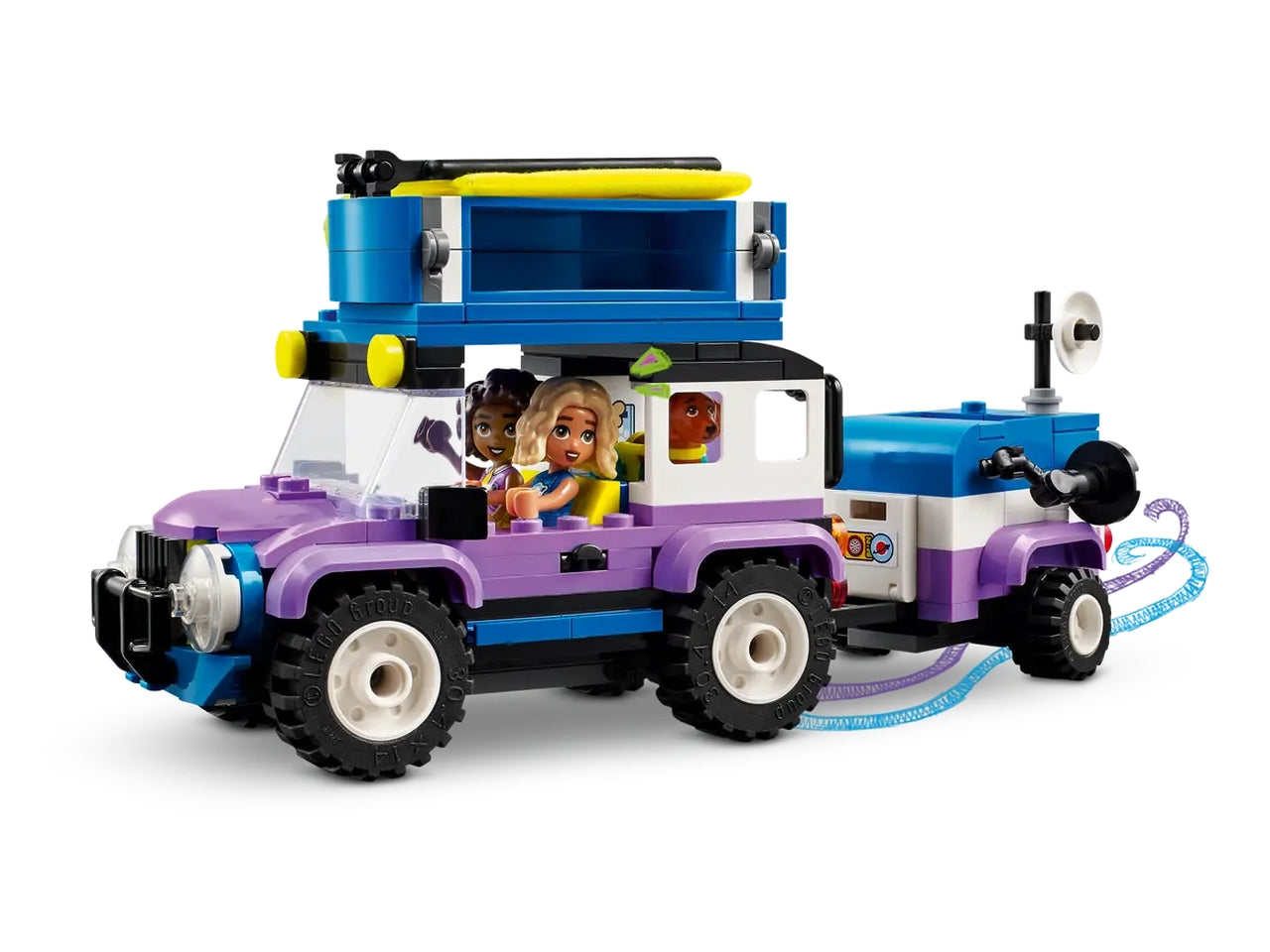 Lego friends camping-van sotto le stelle