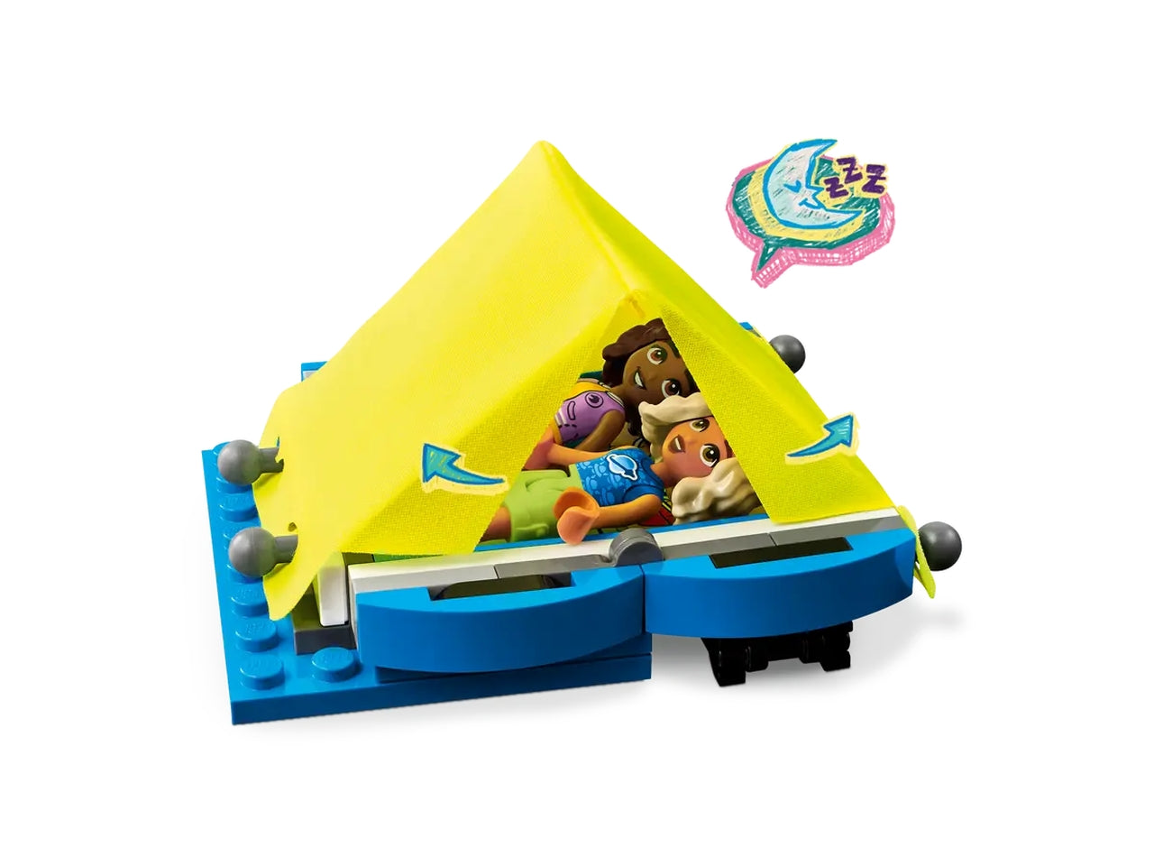 Lego friends camping-van sotto le stelle