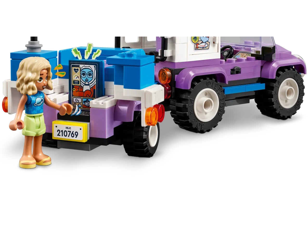 Lego friends camping-van sotto le stelle