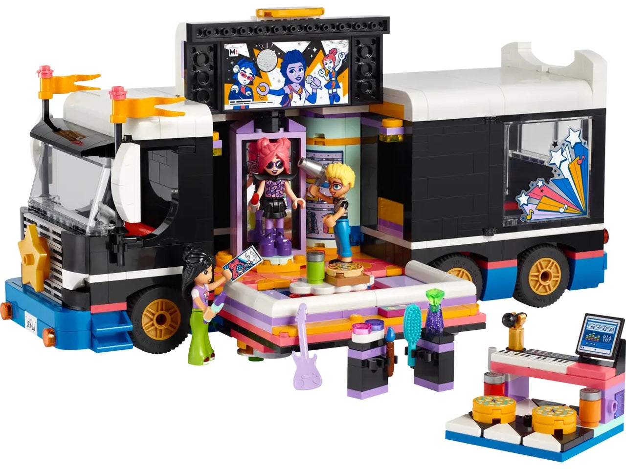 Lego friends tour bus delle pop star