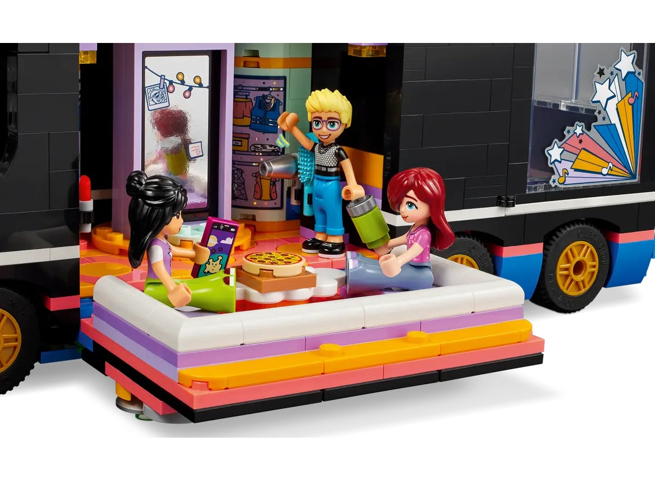 Lego friends tour bus delle pop star