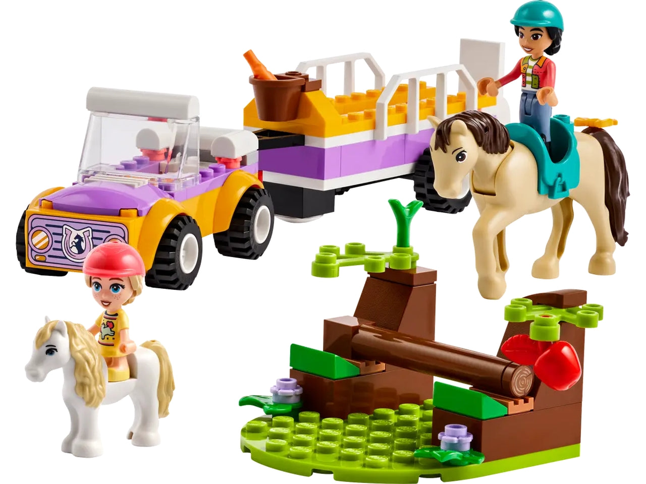 Lego friends rimorchio con cavallo e pony