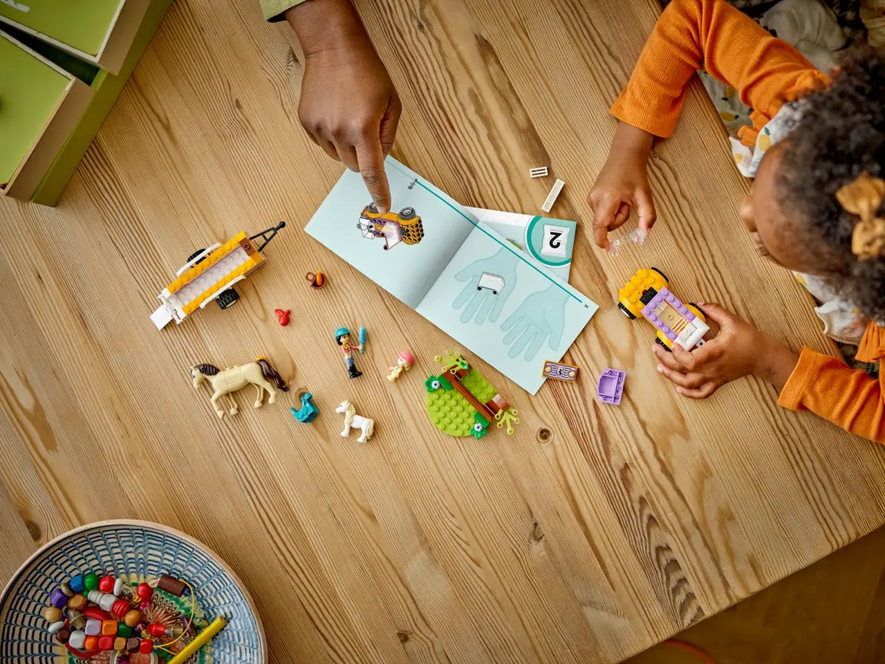 Lego friends rimorchio con cavallo e pony
