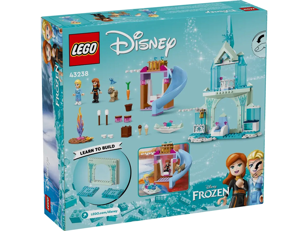 Lego disney princess il castello di ghiaccio di elsa