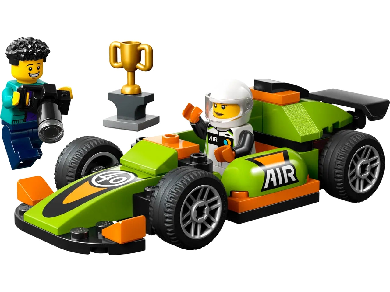 Lego city great vehicles auto da corsa verde
