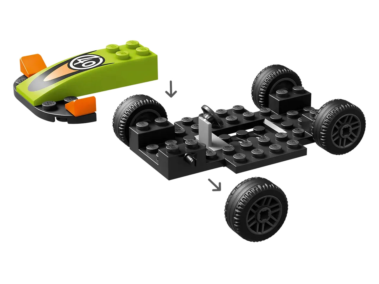 Lego city great vehicles auto da corsa verde