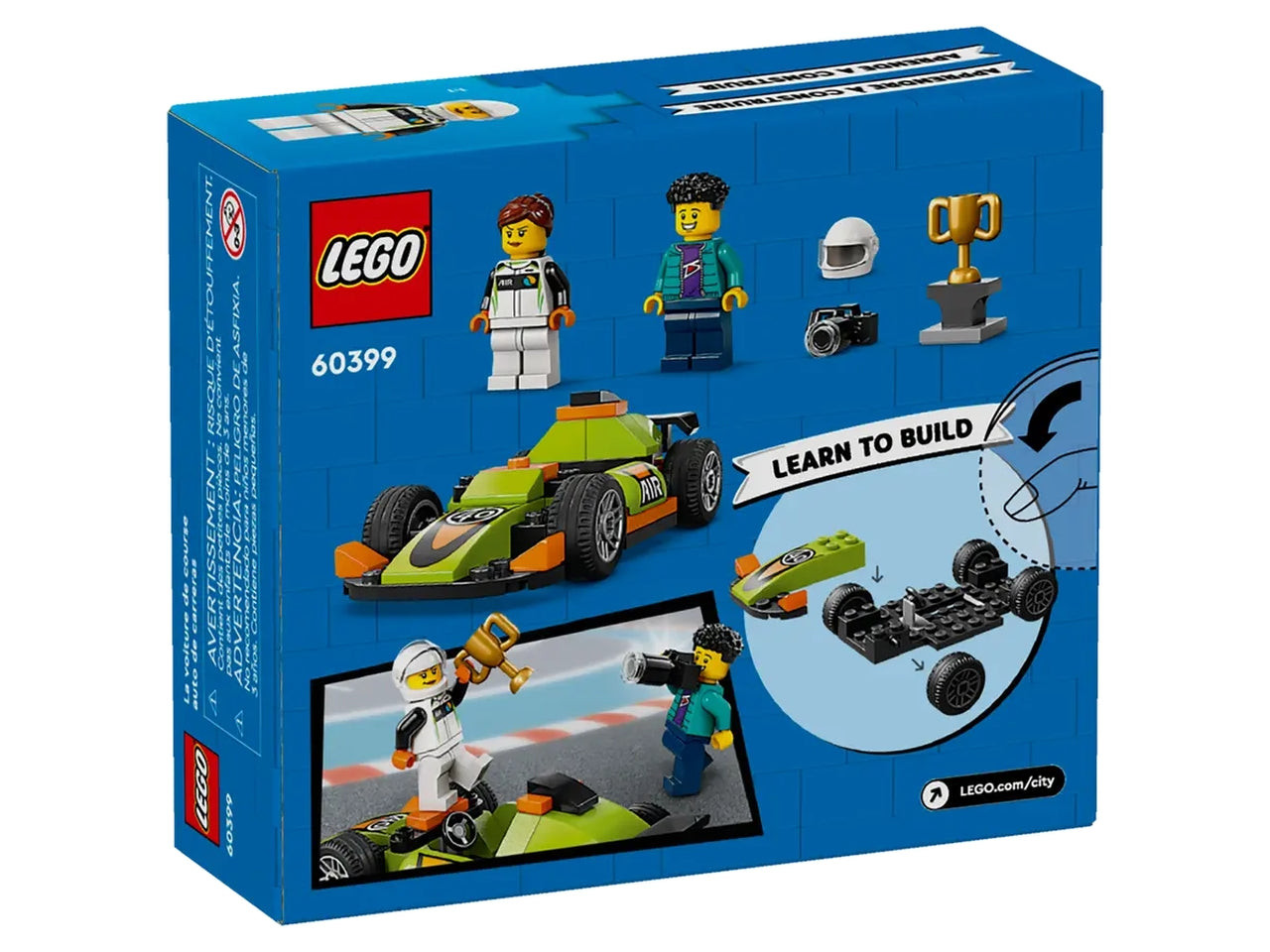 Lego city great vehicles auto da corsa verde