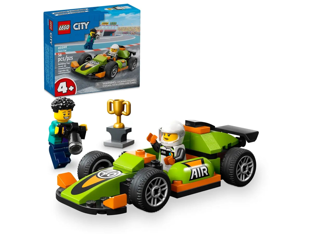 Lego city great vehicles auto da corsa verde