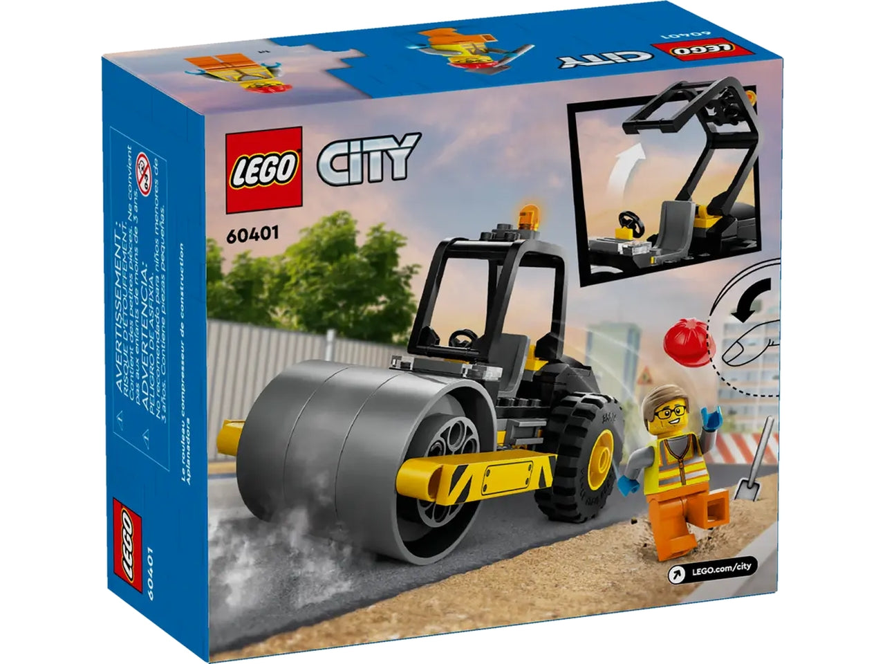 Lego city great vehicles rullo compressore