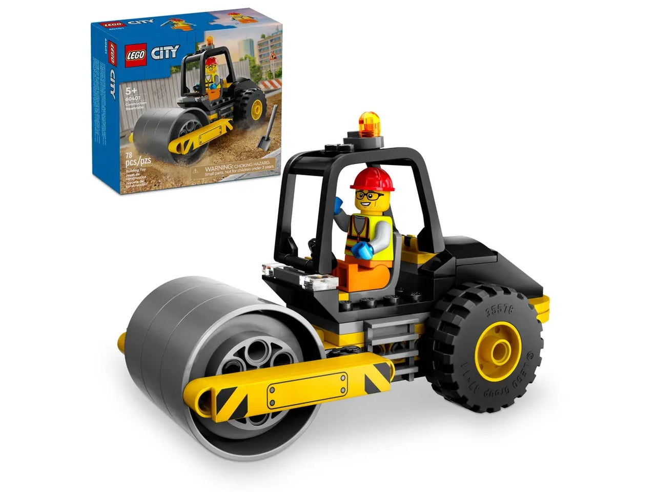Lego city great vehicles rullo compressore