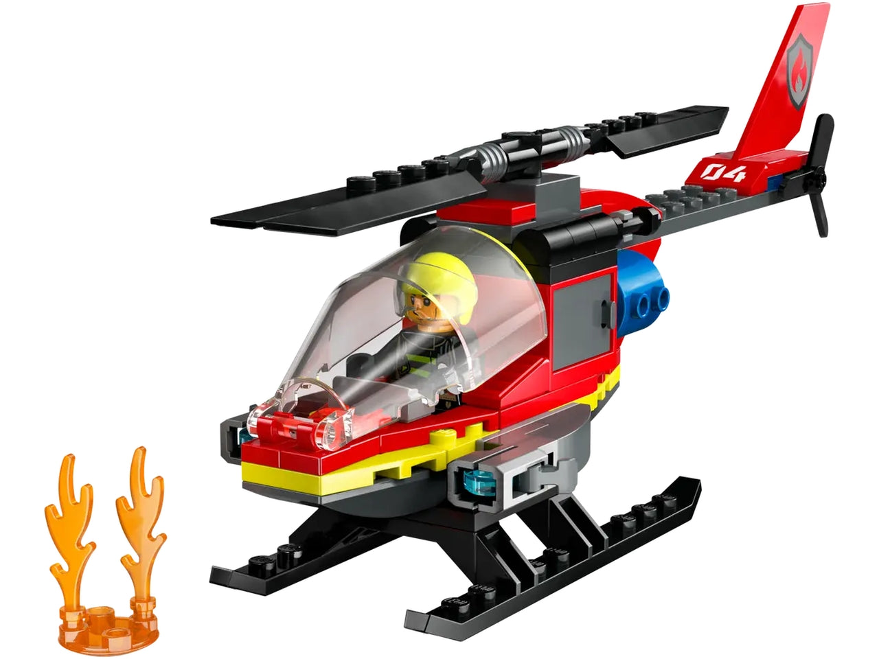 Lego city fire elicottero dei pompieri