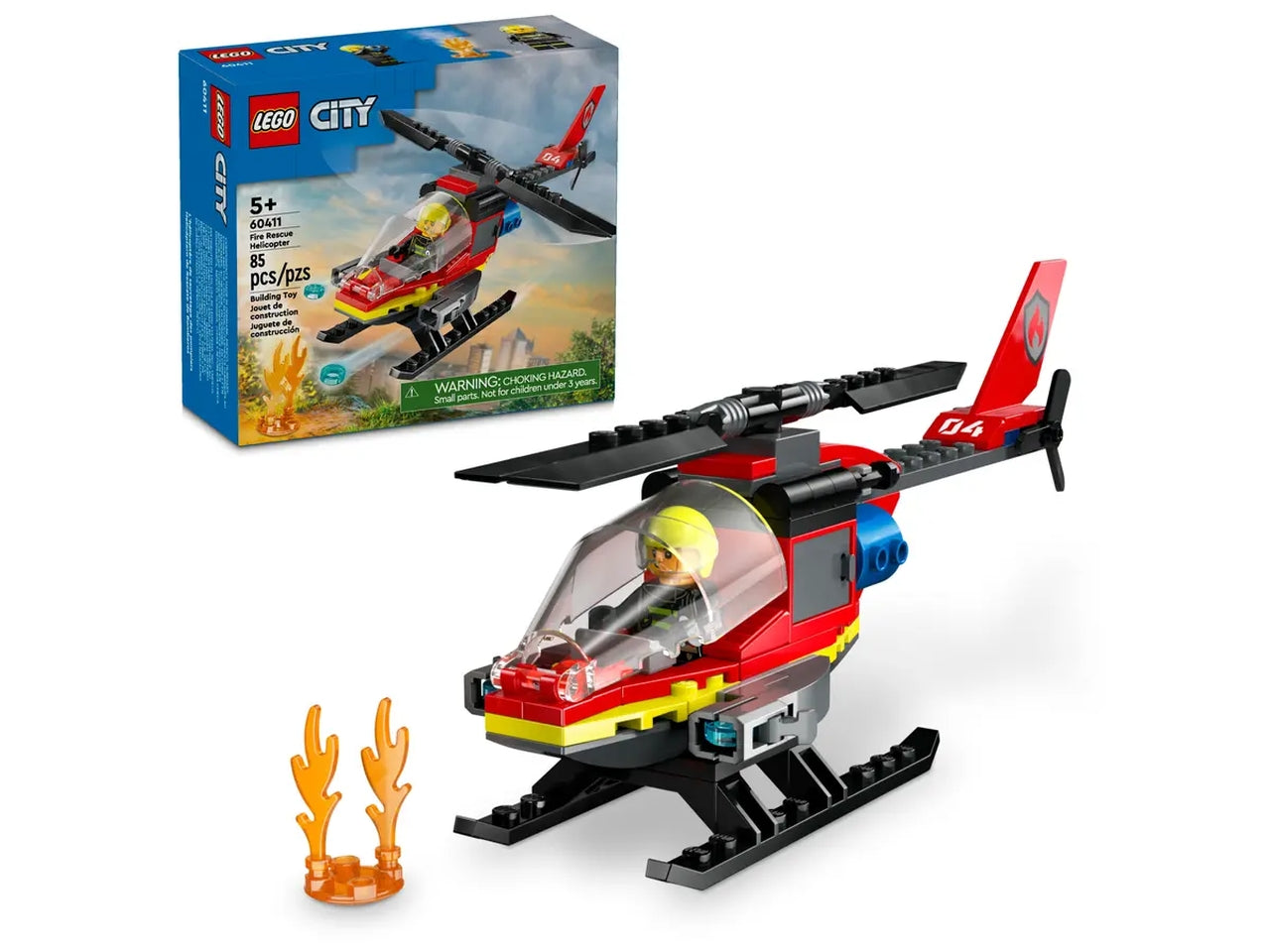 Lego city fire elicottero dei pompieri