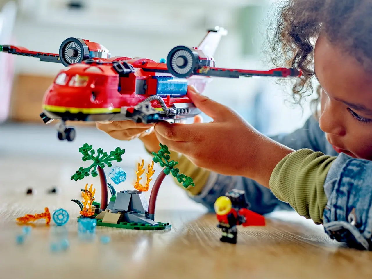 Lego city fire aereo antincendio
