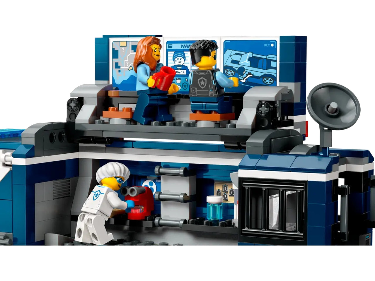 Lego city police camion laboratorio mobile della polizia