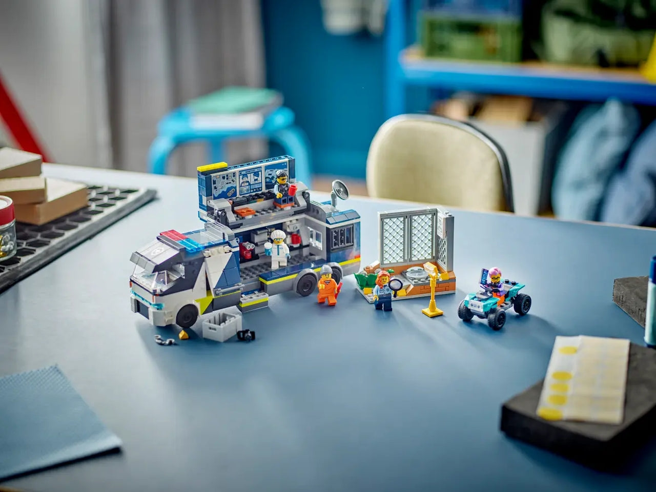 Lego city police camion laboratorio mobile della polizia