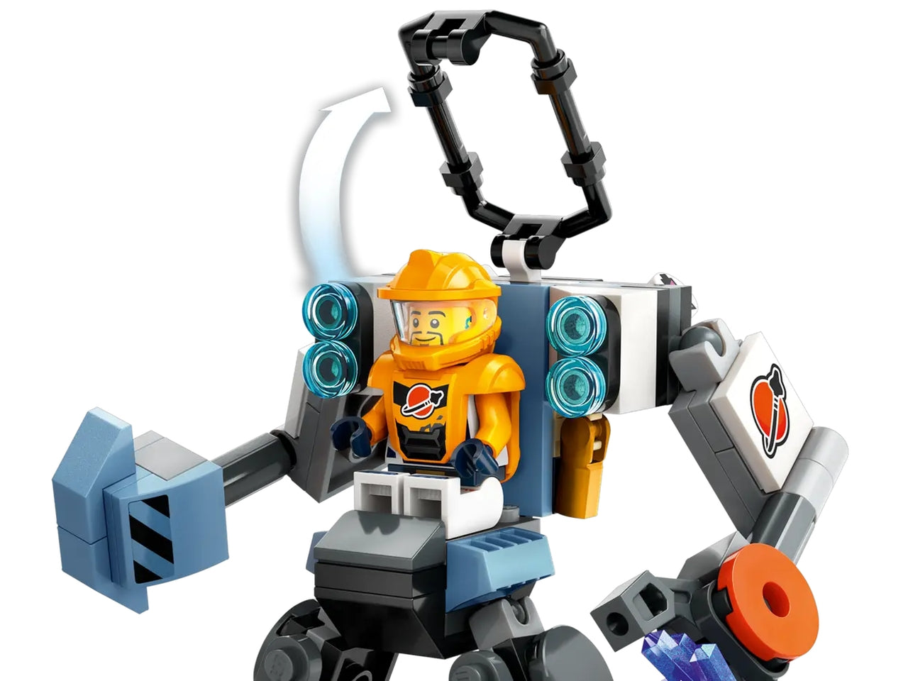 Lego city space mech di costruzione spaziale