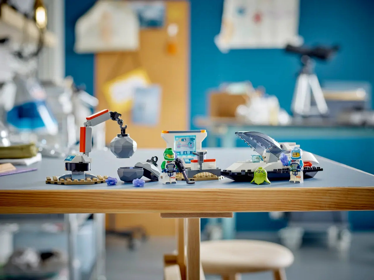 Lego city space navetta spaziale e scoperta di asteroidi