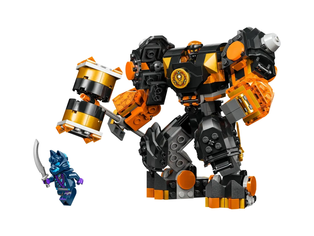 Lego ninjago mech elemento terra di cole