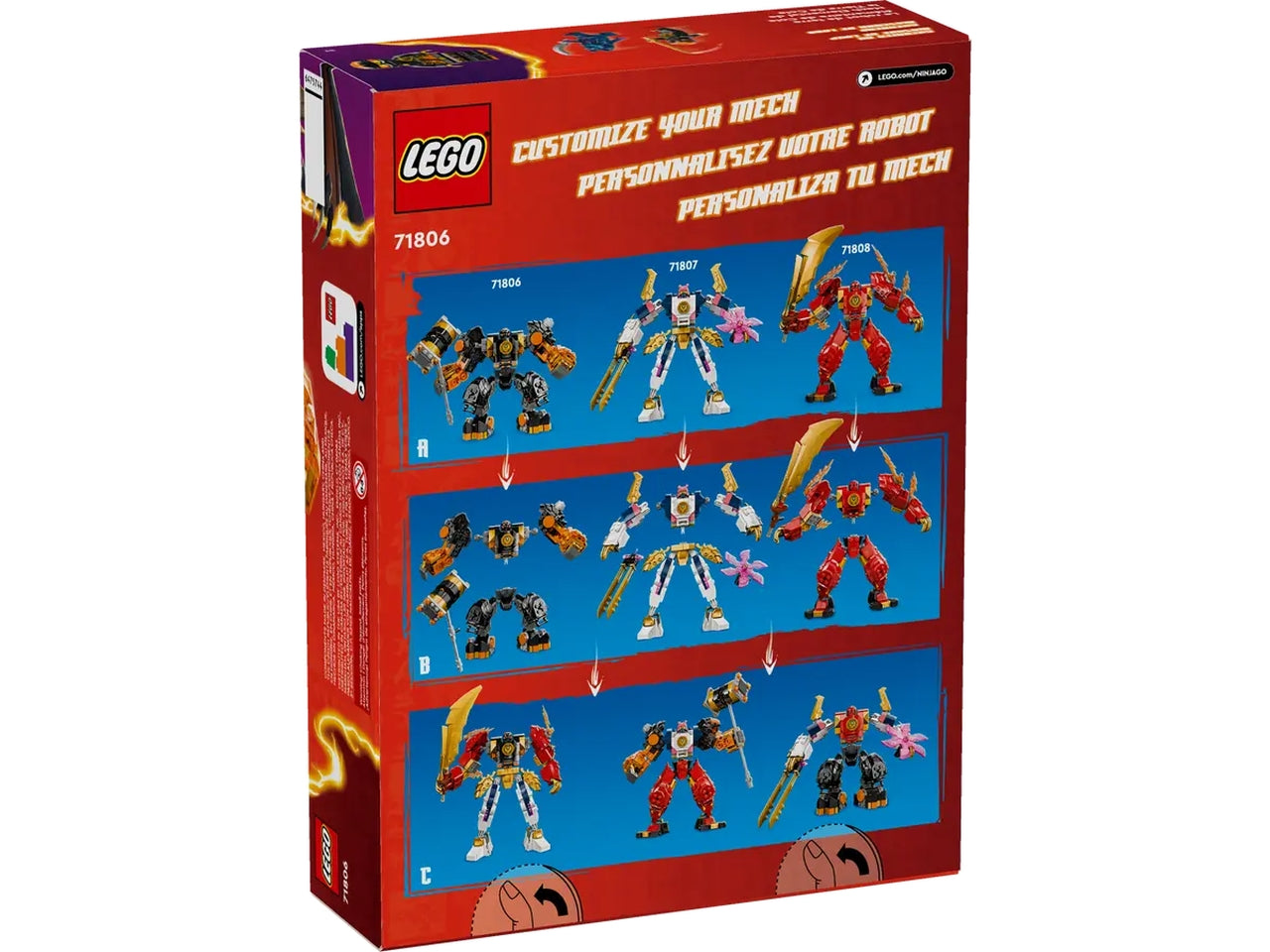 Lego ninjago mech elemento terra di cole