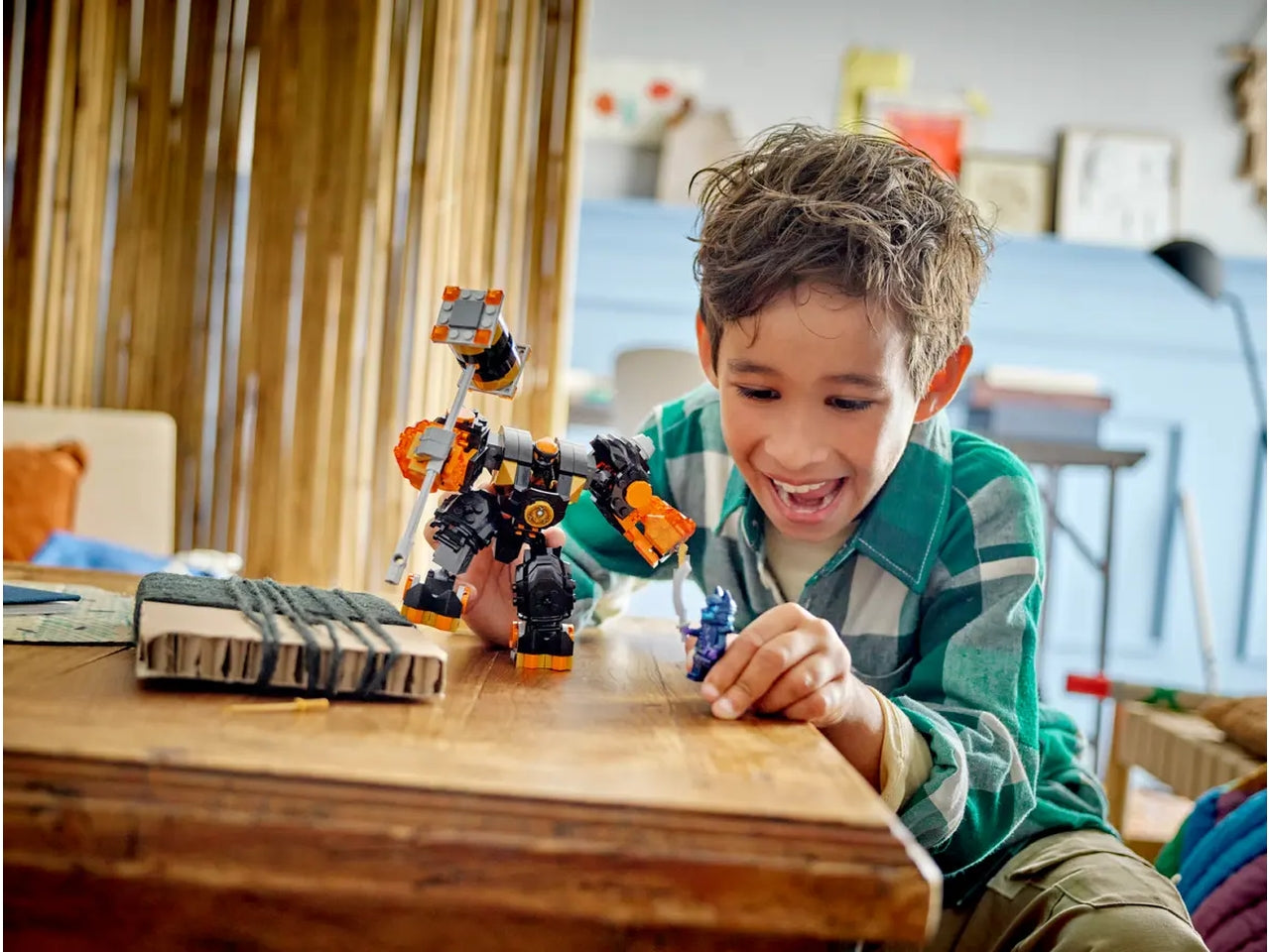 Lego ninjago mech elemento terra di cole