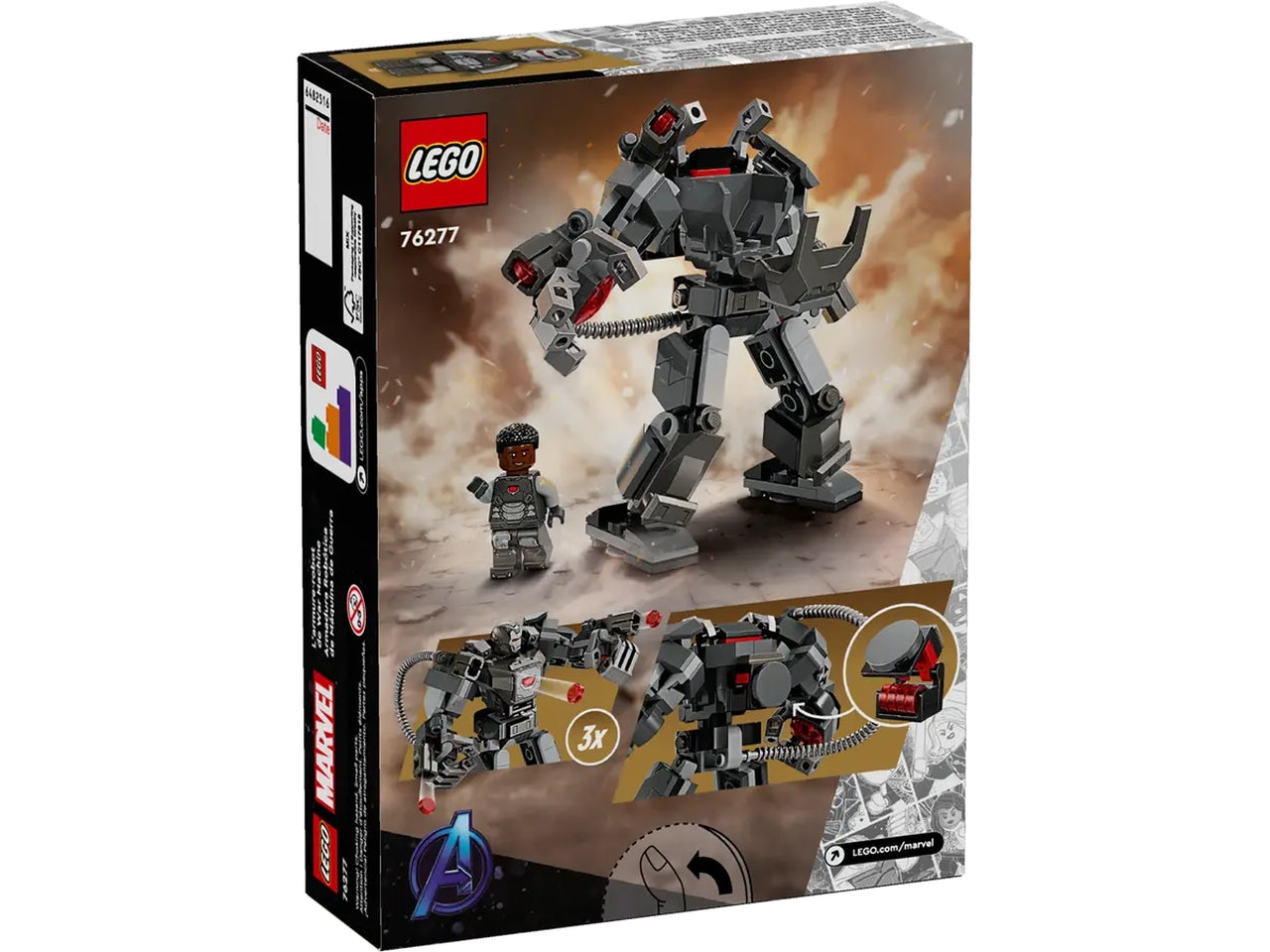 Lego super heroes marvel mech di war machine