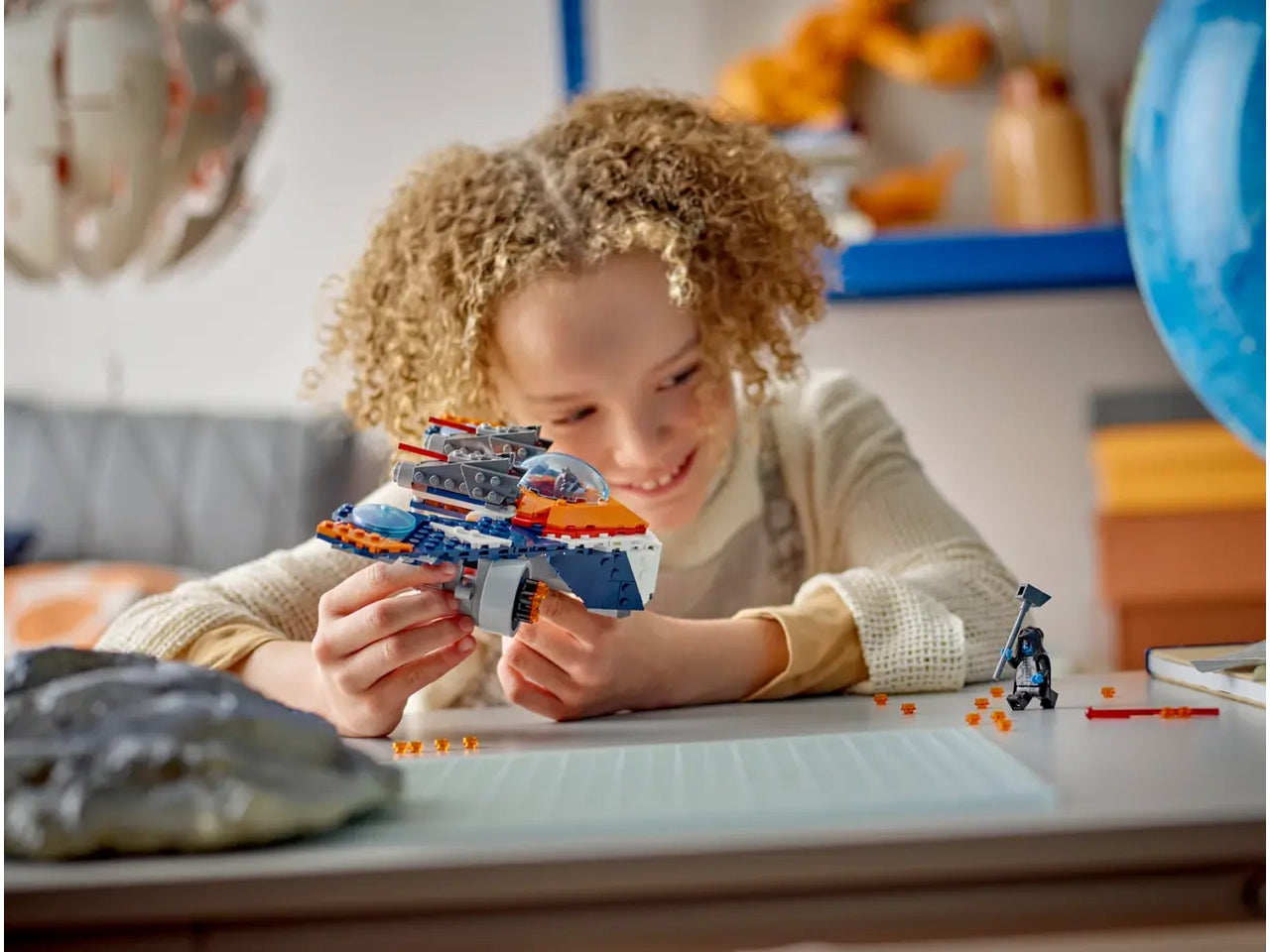 Lego super heroes marvel warbird di rocket vs. ronan