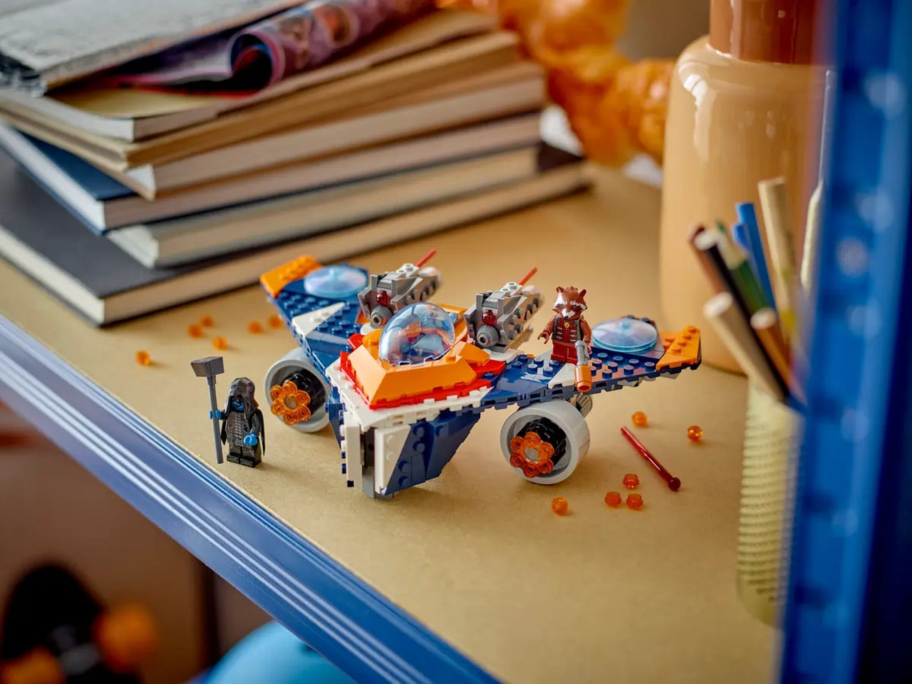Lego super heroes marvel warbird di rocket vs. ronan