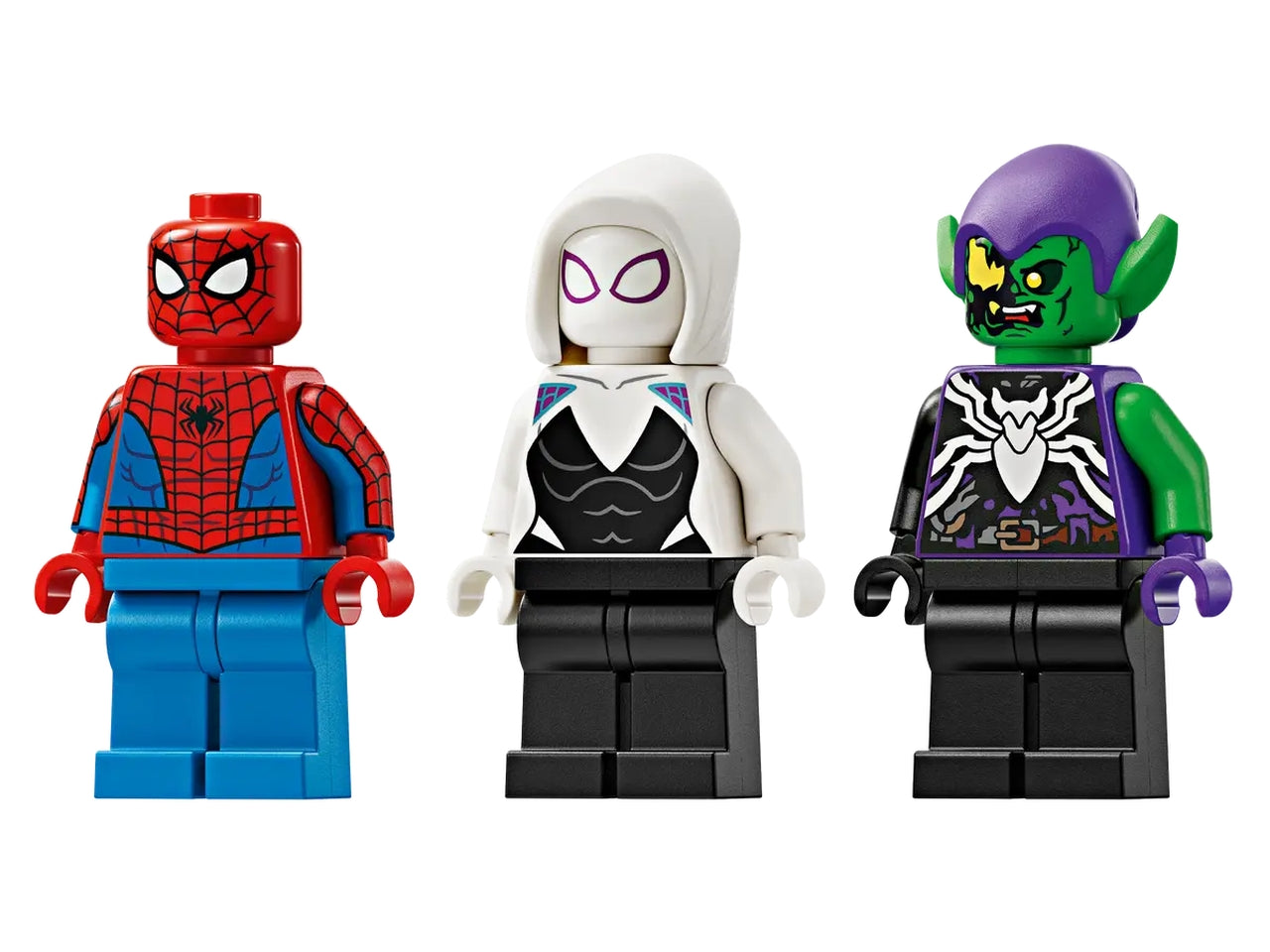 Lego super heroes marvel auto da corsa di spider-man e venom goblin