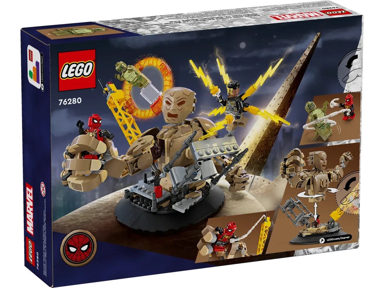 Lego super heroes marvel spider-man vs. uomo sabbia: battaglia finale