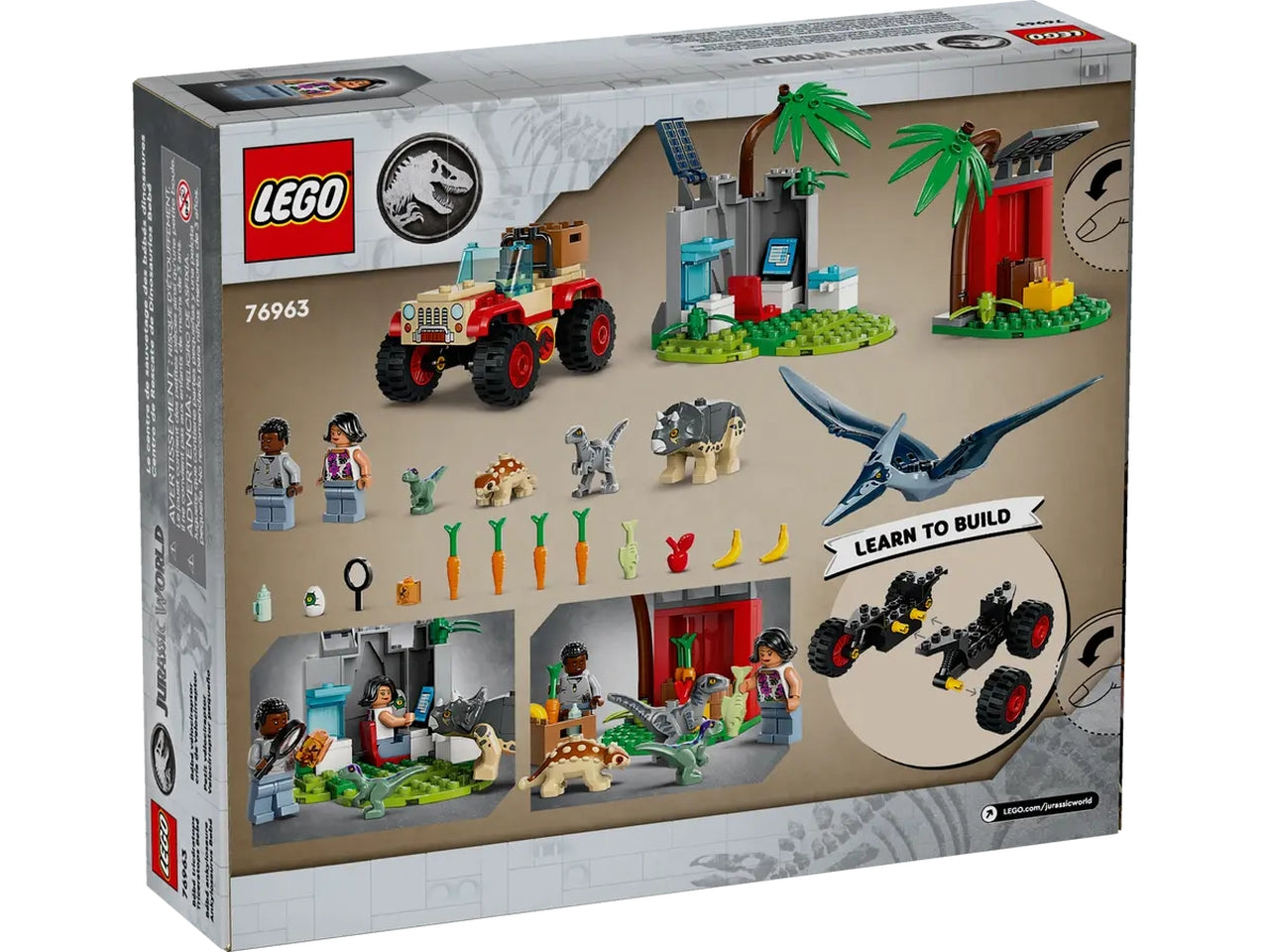 Lego jurassic world centro di soccorso dei baby dinosauri