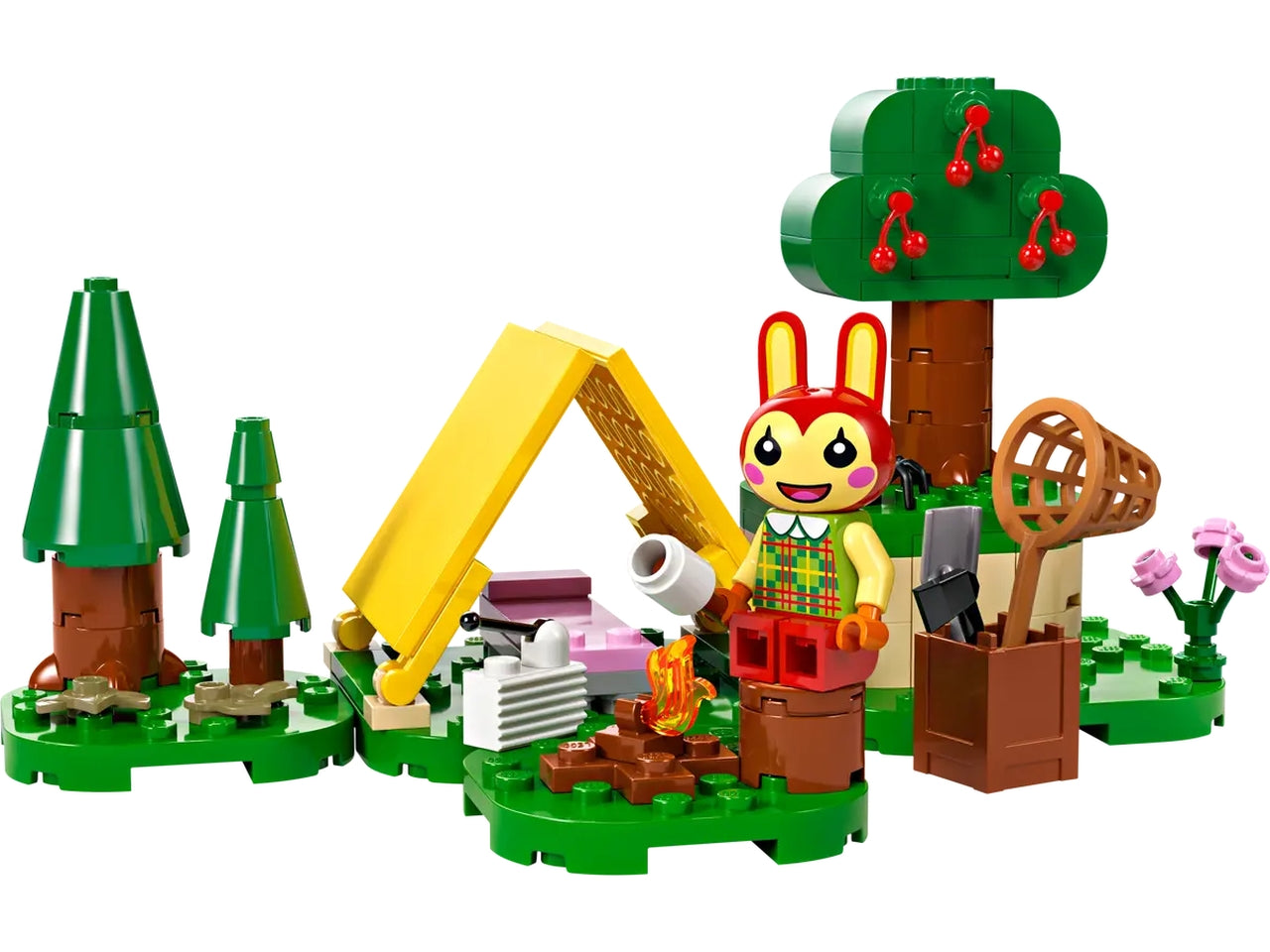 Lego animal crossing bonny in campeggio