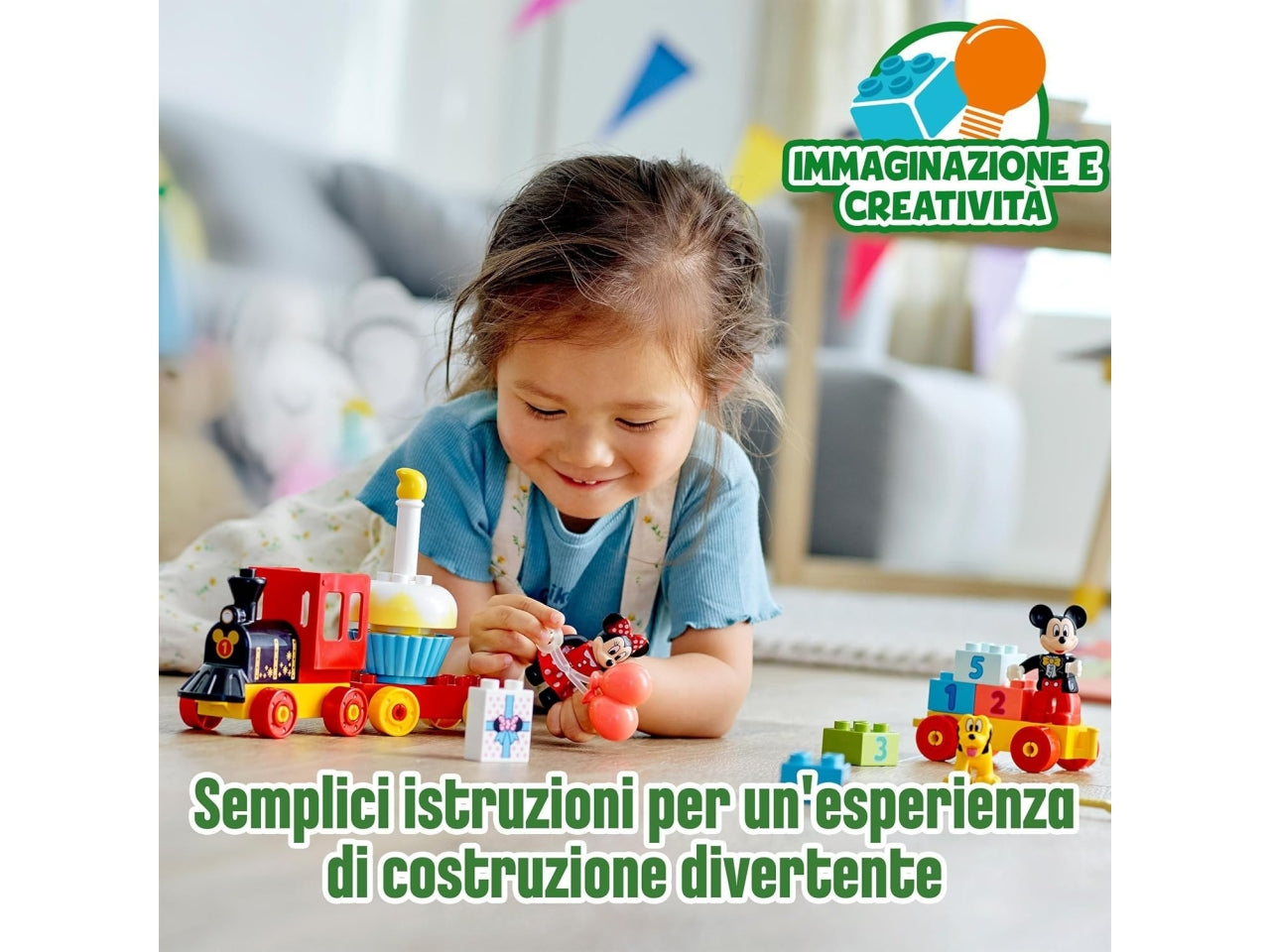 Lego Duplo Disney Treno Compleanno Topolino e Minnie 10941