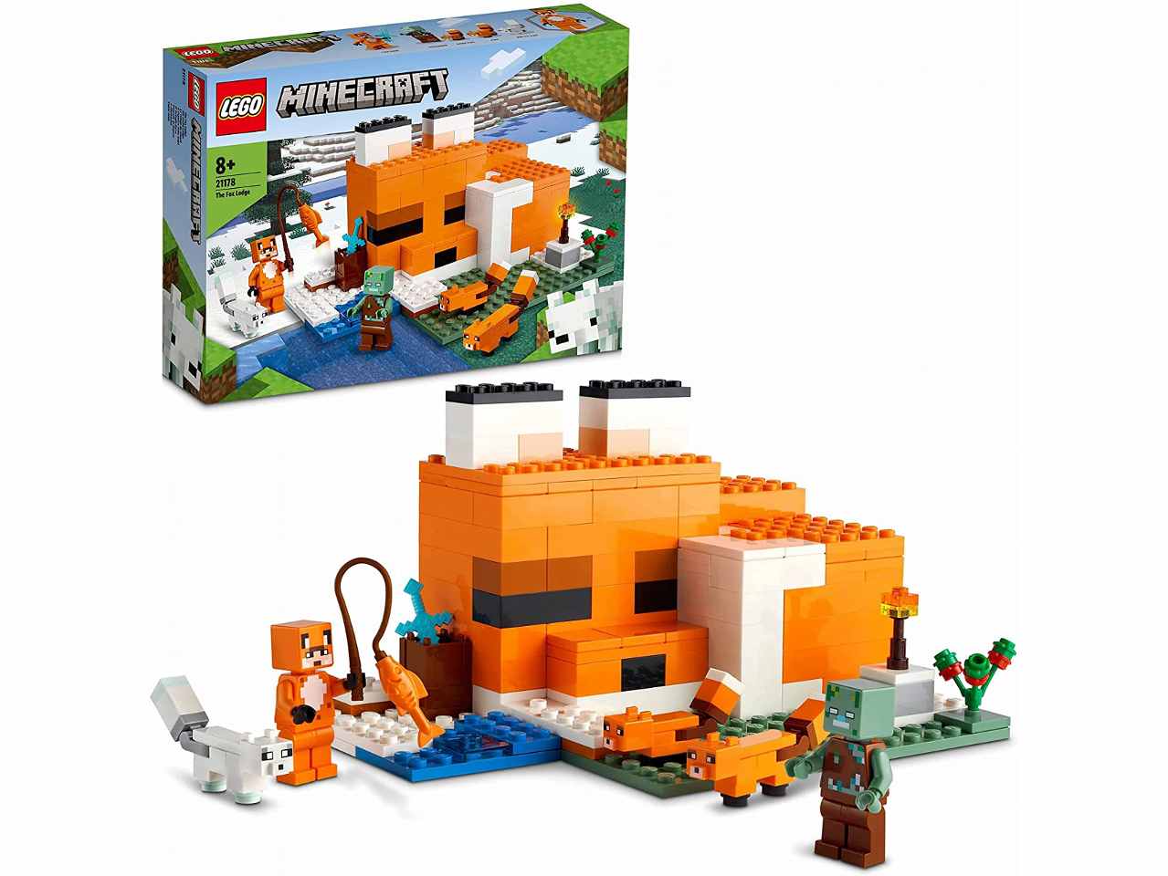 Lego Minecraft Il Capanno della Volpe 21178