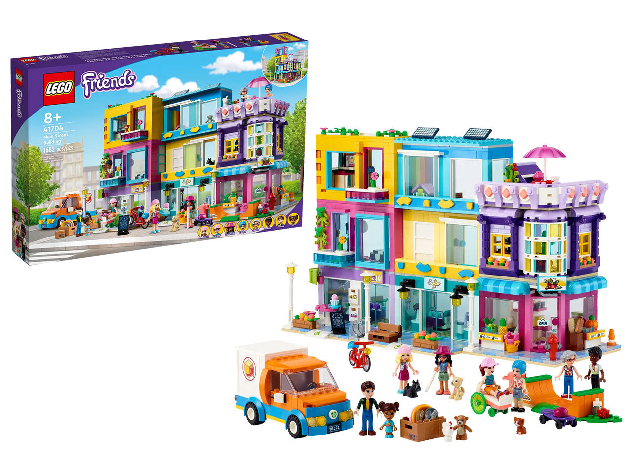 Lego edificio della strada principale.