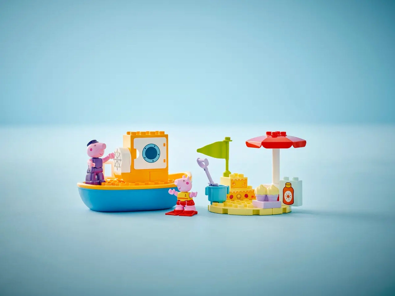 Lego Duplo Peppa Pig viaggio in barca, set costruzioni in scatola da 23 pezzi per bambini di 2+ anni 10432