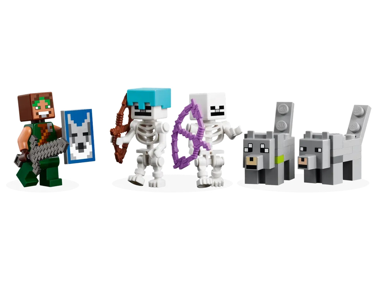 Lego Minecraft il castello del lupo, set costruzioni in scatola da 312 pezzi, per bambini di 8+ anni 21261