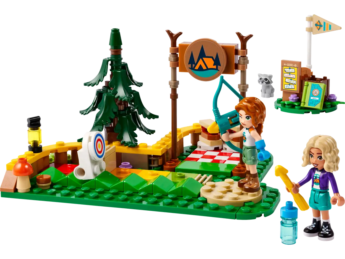 Lego Friends Tiro con lâArco al Campo Avventure, set di costruzioni in scatola da 157 pezzi, per bambine 6+ anni 42622