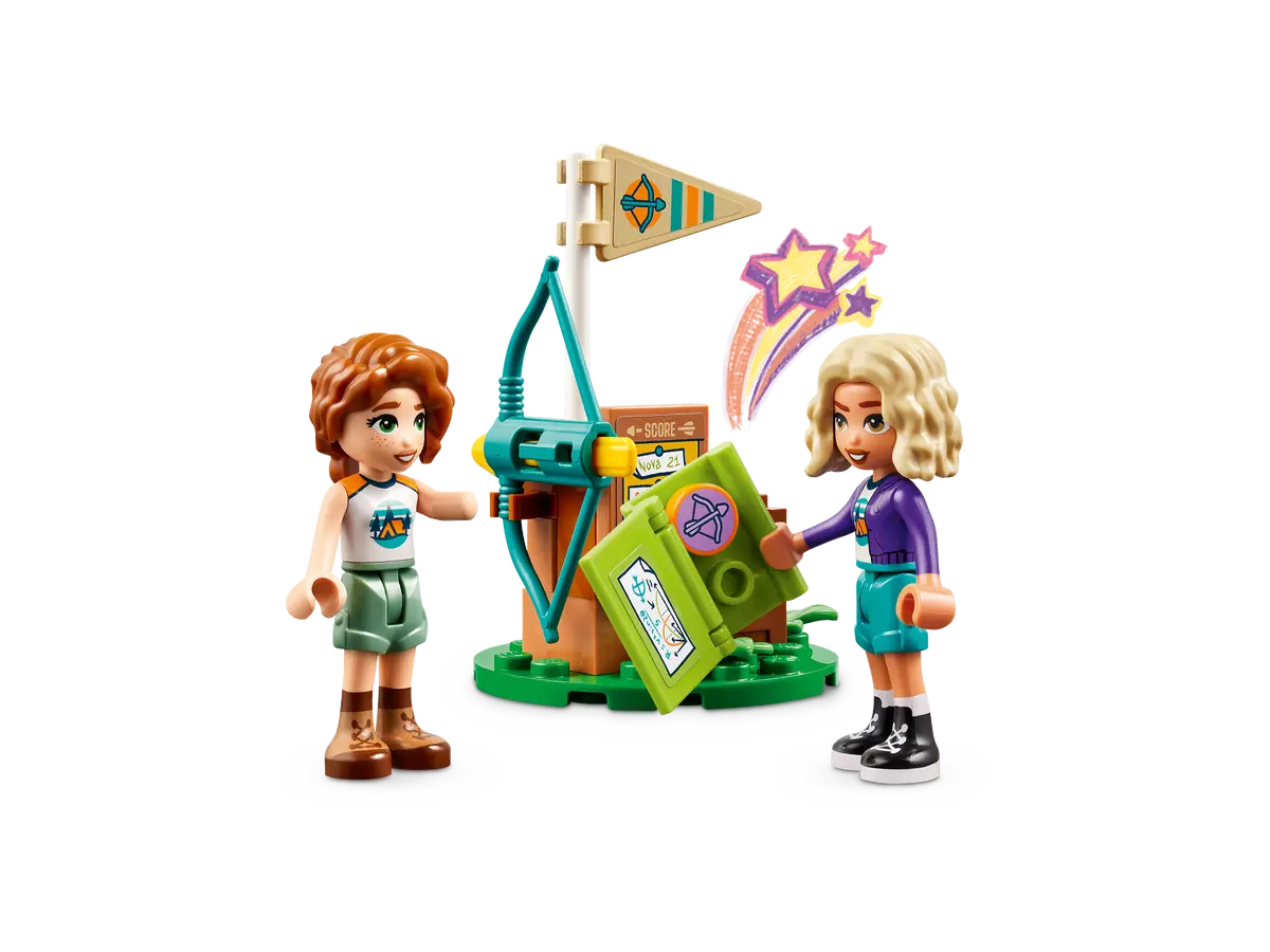 Lego Friends Tiro con lâArco al Campo Avventure, set di costruzioni in scatola da 157 pezzi, per bambine 6+ anni 42622