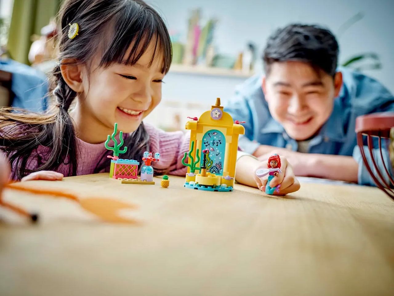 Lego Disney Princess il Palcoscenico Musicale di Ariel, set di mattoncini in scatola da 60 pezzi, per bambine 4+ anni 43235