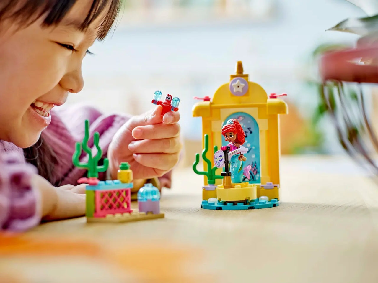 Lego Disney Princess il Palcoscenico Musicale di Ariel, set di mattoncini in scatola da 60 pezzi, per bambine 4+ anni 43235