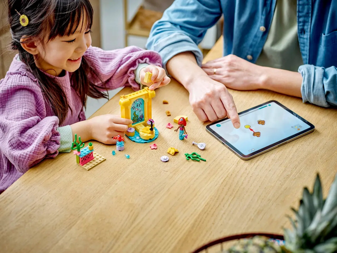 Lego Disney Princess il Palcoscenico Musicale di Ariel, set di mattoncini in scatola da 60 pezzi, per bambine 4+ anni 43235
