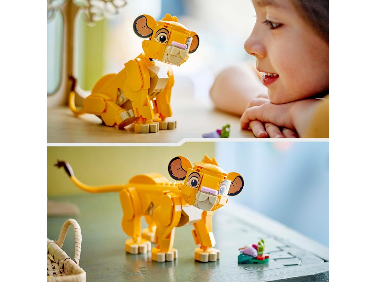 Lego Disney Classic Simba, il Cucciolo del Re Leone, set di costruzioni in scatola da 222 pezzi, per bambini 6+anni 43243