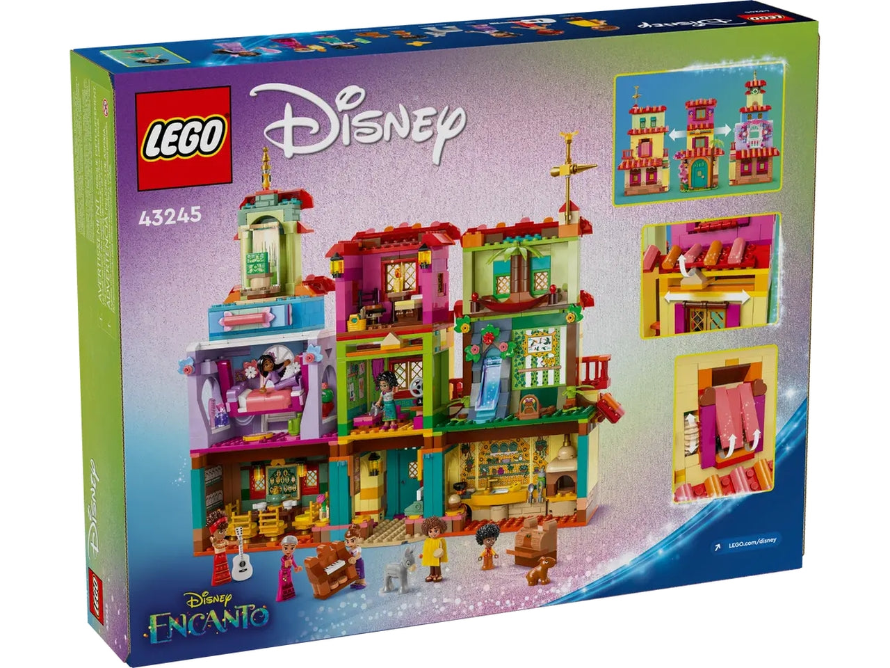 Lego Disney Classic la Magica Casa dei Madrigal di Encanto, set di costruzioni in scatola da 1560 pezzi, per bambine 7+ anni 43245