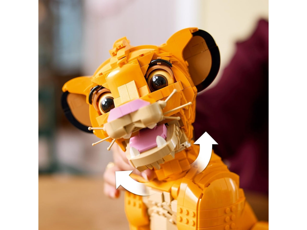 Lego Disney Giovane Simba, Re Leone in scatola da 1445 pezzi per ragazzi dai 18+ anni, 43247