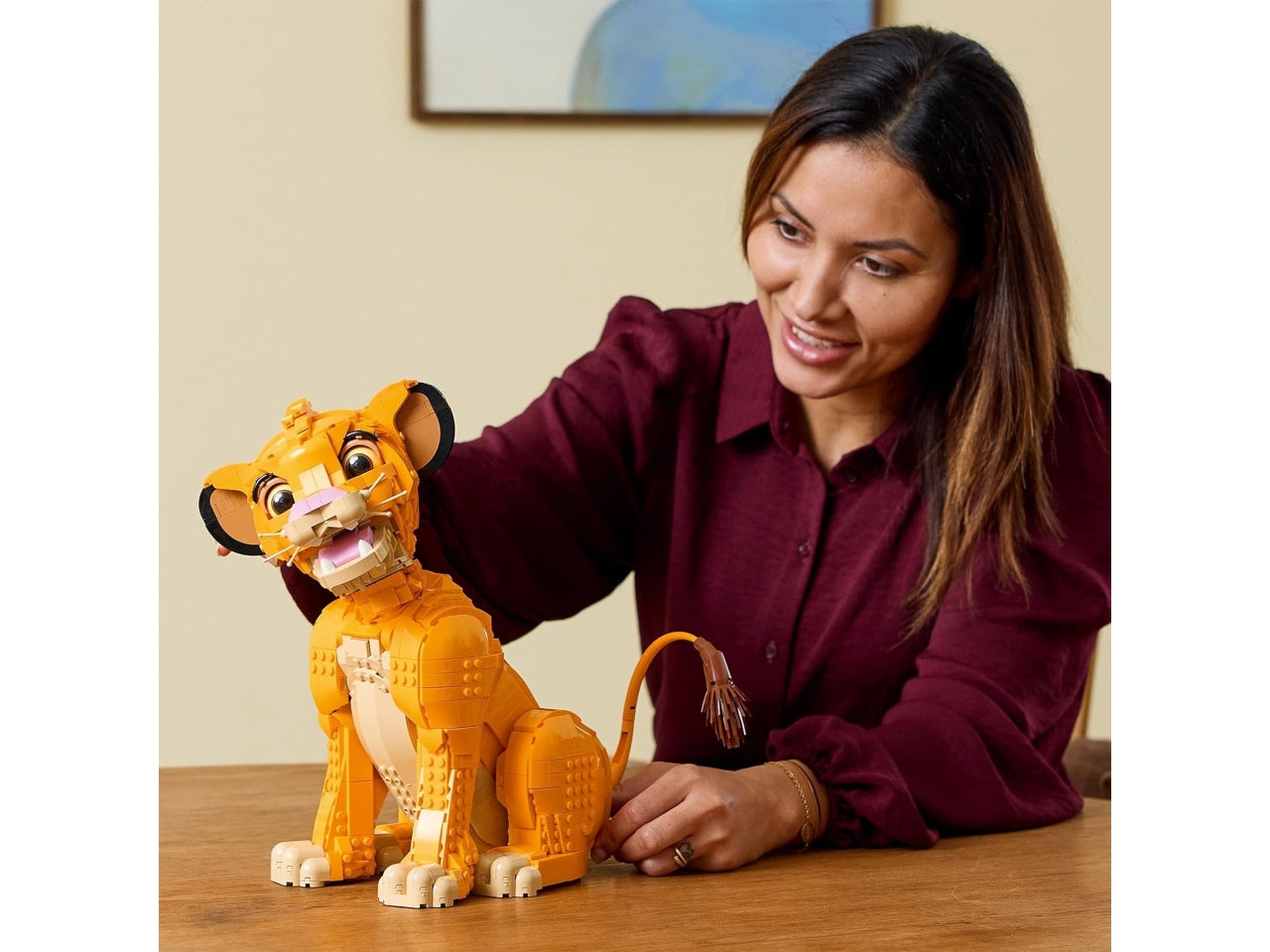 Lego Disney Giovane Simba, Re Leone in scatola da 1445 pezzi per ragazzi dai 18+ anni, 43247