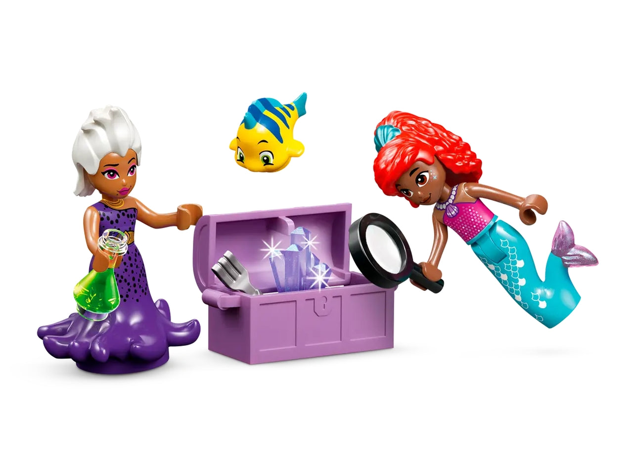 Lego Disney Princess la Caverna di Cristallo di Ariel, set di mattoncini in scatola da 141 pezzi, per bambine 4+ anni 43254