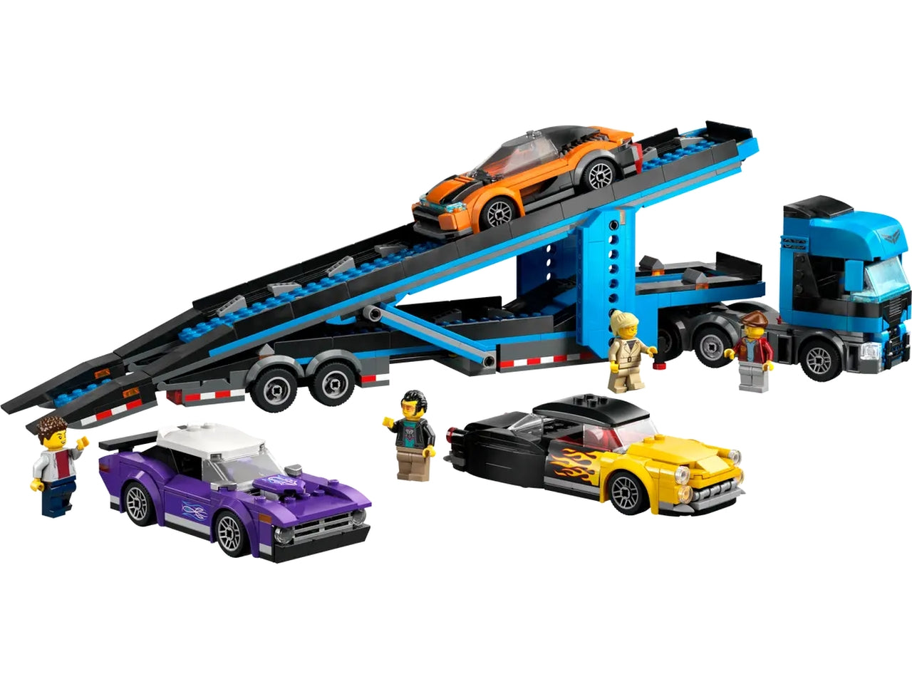 Lego City Big Vehicles Camion trasportatore con auto sportive, set di costruzioni in scatola da 998 pezzi, 7+anni 60408
